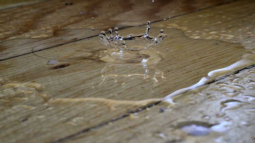 emergency leak roof repair - water dripping through damaged ceiling into bucket